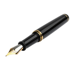 PNG Black fountain pen white background table nib More