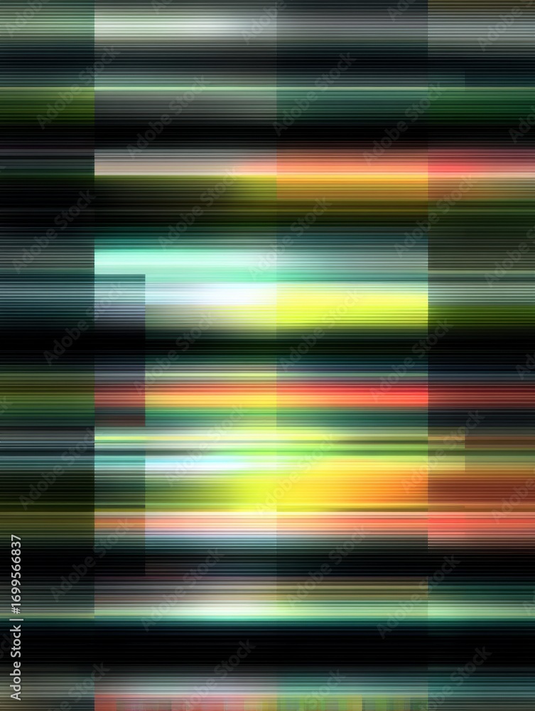 Poster vibrant abstract lines depicting a colorful digital landscape with dynamic movement and energy at tw