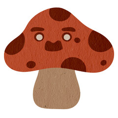 Mushroom digital sticker, icon, sign, label, planner, sticker, scrapbook sticker, T Shirt design or crafts and more.