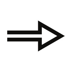 Simple dark grey arrow pointing right