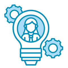 Talent Management  Icon Element For Design	
