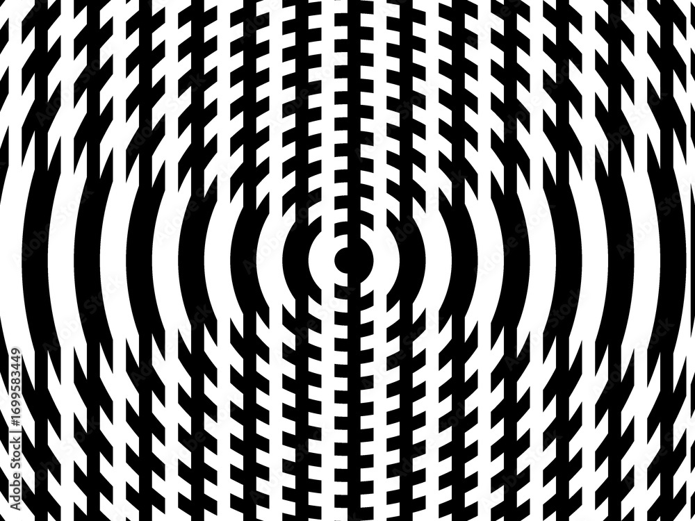 Poster art pattern with abstract geometric shapes