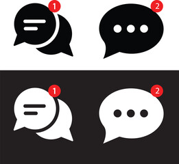 Comment chat vector icon design