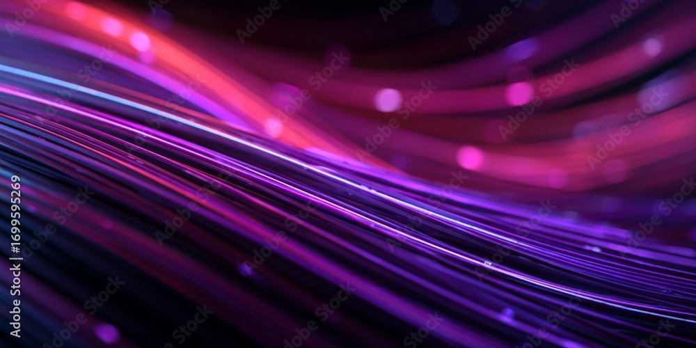Poster abstract digital background with colorful lines creating a sense of movement and energy in vibrant h