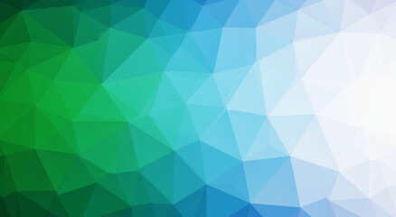 Fototapeta premium Abstract low poly geometric pattern suitable for digital backgrounds, prints, web designs, and technical illustrations multicolored and eye catching.