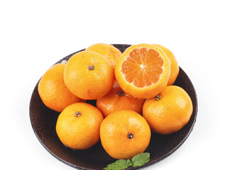Fresh Guangxi Honey Tangerines Seedless Small Sweet Citrus Fruit in Bowl