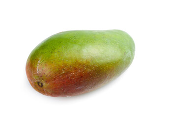 Fresh Green Mango from Guangxi Tiandong China on White Background