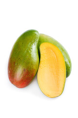 Fresh Green Mango from Guangxi Tiandong China - Sweet Tropical Fruit with Yellow Flesh