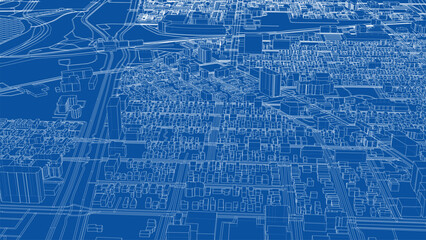 Detailed City Blueprint