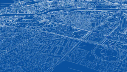 Detailed City Blueprint