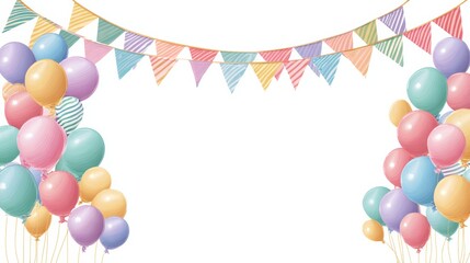 birthday invitation banner template.