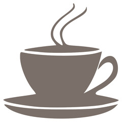 Coffee Shop Logo – Simple mug icon with a clean and modern look. Perfect for cafes, coffee shops, packaging, and branding identity with an elegant, minimal, and professional design style.