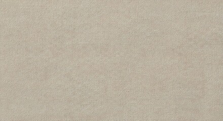Closeup of beige canvas textile with woven texture