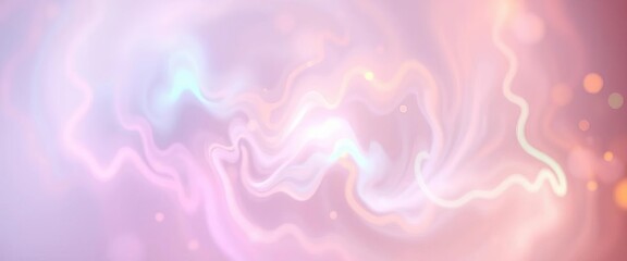 Fototapeta premium Swirling pastel nebula, soft focus, ethereal glow, photo, muted