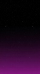 Fototapeta premium Gradient night sky with twinkling stars and violet nebula light