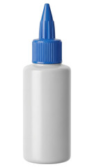 Plastic Glue Bottle  with a white background
