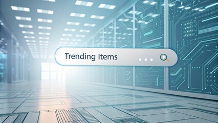 Search Bar Overlay in Data Server Room