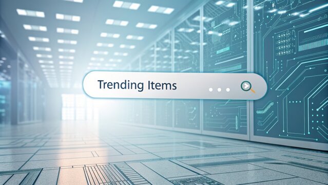 Search Bar Overlay in Data Server Room