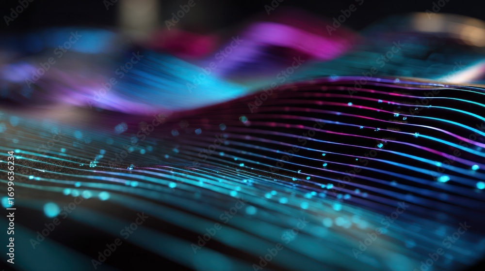 Poster abstract colorful lines pattern
