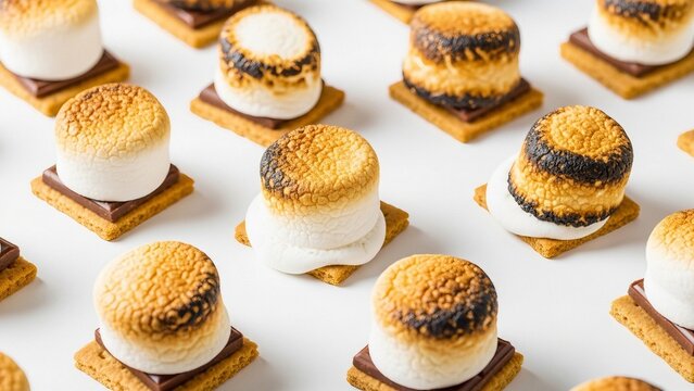 cupcakes on a white background - Powered by Adobe