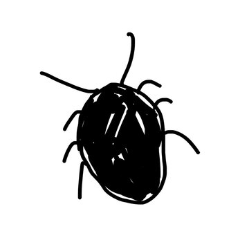 血を吸ってないマダニ