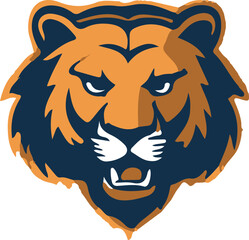 lion head vector