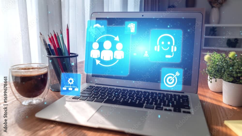 Poster crm platforms improve customer relationships through data analysis, crm communication tools, and aut