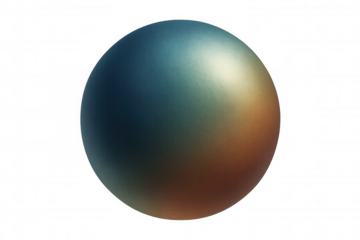 Vibrant gradient orb spinning against transparent backdrop, ideal for design compositions