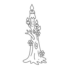 Cute Halloween Kawaii Doodle Clipart