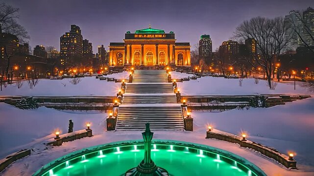 Stunning Winter Night at the Sheldon Concert Hall