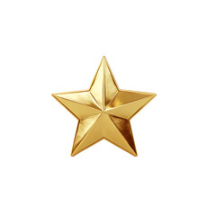 Obraz premium Shimmering golden star award symbolizing achievement excellence success and recognition for outstanding performance