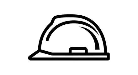 Safety helmet outline