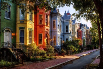 Washington DC Real Estate. Historic Row Houses in Mount Vernon Square Neighbourhood