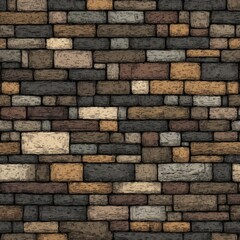 Obraz premium Rustic Brick Wall Texture