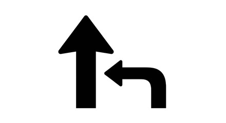 Obraz premium White arrow icon set illustration