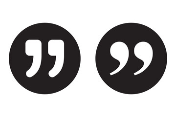 Obraz premium Quote icon. Quote sign icon. Quotation mark symbol. 