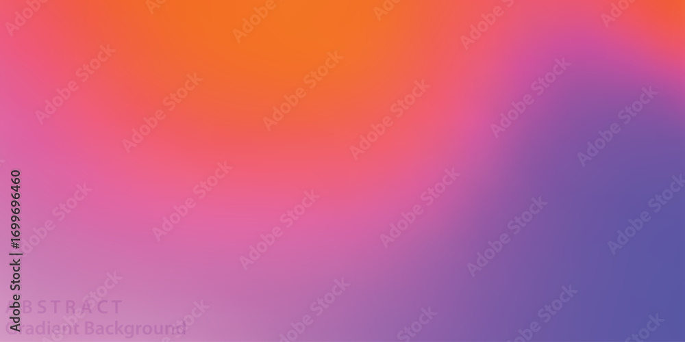 Poster orange gradient pink gradient purple gradient abstract background smooth texture vibrant color moder