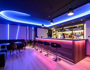 Stylish Cocktail Bar Background