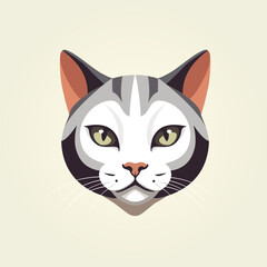 cat face illustration.eps