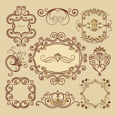 borders, frames, dividers, or decorative accents 