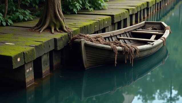 Abandoned houses,overgrown ruins,rusted machinery reclaimed by nature - Powered by Adobe