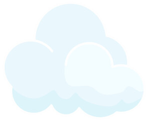 vector illustration of cloud