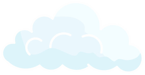 vector illustration of cloud