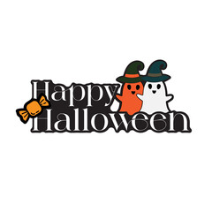Hallowwen Typography, Stickers, Text 