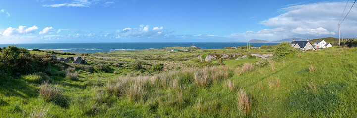 Panorama am Fanad Head Lighthouse in Irland