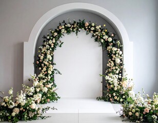 wedding interior wall background with space for text