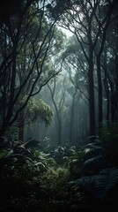 fog in the forest