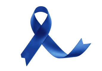 Isolated Awareness Ribbon, A Symbol Of Support, Hope, And Solidarity For Medical Causes