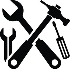 Handyman's Toolkit An Essential Array of Tools for Repairs and Building Projects Graphic Illustration Ready for Use