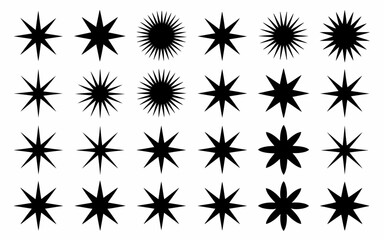 black and white icons